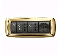 Placca Life Mod. Living Plast. Oro 7P