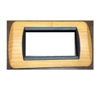 PLACCA LIVING INTERNATIONAL 4 POSTI LEGNO CILIEGIO NATURALE CAL CODICE 651/4