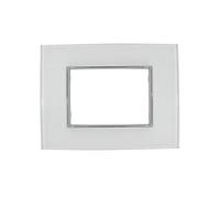 Placca Luxury Vetro effetto lucido compatibile con BTicino Axolute - Cornice fro