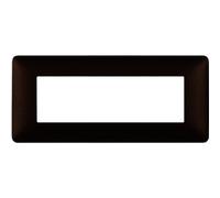 Placca Bticino Matix 6 moduli marrone caffè AM4806TGG