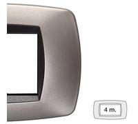 Placca Master Modo 4 moduli bronzo opaco 39TC554