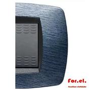 Placca Master Modo Satinato Blu In Tecnopolimero 7 Posti 39TC527