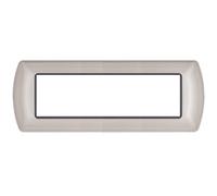 PLACCA METALLO ART CHAMPAGNE 7 POSTI COMPATIBILE LIVING MAP-ART-7P-MAP8807-08 MAPAM