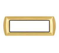 PLACCA METALLO ART ORO 7 POSTI COMPATIBILE LIVING MAP-ART-7P-MAP8807-03 MAPAM