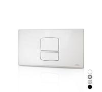 PLACCA MODELLO ITAKA DUO Bianca Cassette Scarico Incasso Placche Canotti