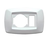 PLACCA MODI'UNIVERS.+1 POSTO BIANCO (MASTER cod. MD10UN1)