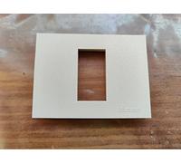 Placca Mostrina grigio sabbia 1 posto Bticino TEKNE art. 13831S