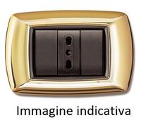 Placca Mylife 7 Moduli Oro ( Elettrocanali Cod. Ecl2987Or )