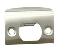 Placca nera opaca con pulsanti di tipo D con angoli arrotondati per una maggiore sicurezza della porta, kit di rinforzo in acciaio inox