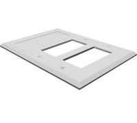 Placca Parete 2 Interruttori con Supporto Telecomando Philips Hue