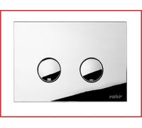 placca per cassetta di scarico da incasso wc valsir vaschetta 2 tasti sciacquone
