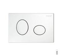 Placca per cassetta incasso pucci eco 2 pulsanti ellisse mod.2014 cromo