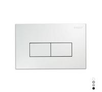 PLACCA PER CASSETTA INCASSO PUCCI ECO 2 PULSANTI LINEA MOD.2014 Bianca PUCCI
