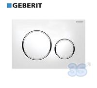 Placca per cassette GEBERIT SIGMA 20 bianco - cromo - bianco 115.882.KJ.1