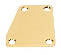 Placca per Chitarra Elettrica, Piastra per Manico per Basso Design Standard Ampia Applicazione per il Fai-da-te (Oro)