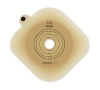 Hollister PLACCA PER COLO/ILEO E UROSTOMIA AUTOPORTANTE FLANGIA SEMOVENTE A SPESSORE RIDOTTO NOVA 2 RITAGLIABILE 55MM 5 PEZZI