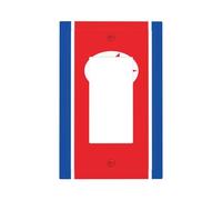 Placca per interruttore della luce della Corea del Nord, copertura per piastra frontale a bilanciere singolo, 1 banda, decorazione per presa di corrente per casa, cucina, camera da letto, bagno
