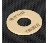 Placca per interruttori ritmici, adatta per chitarra, color crema, in plastica lucida, parte di ricambio