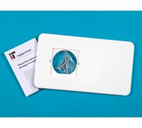 Placca per Shelly Wall Display X2i con adattatore scatola da incasso Smart Home