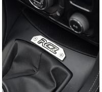 PLACCA PEUGEOT RCZ R LIMITED ASPHALT EDITION ONYX BROWNSTONE MAGNETIC CARBON RED