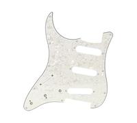 Placca pickup per chitarra sinistra SSH Scratch Plate stile 11 fori Routine SSS 3 strati di plastica schermatura posteriori grandi Film protettivi