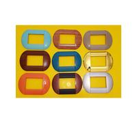 PLACCA PLACCHE PLACCHETTE COMPATIBILI LIVING INTERNATIONAL LIGHT BOMBATE BTICINO