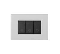 PLACCA PLACCHE VIMAR IDEA VARI COLORI COMPATIBILI 3 4 6 POSTI LEGNO METALLO