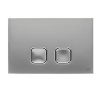 Placca Plain Dual Doppio Scarico Cromo 070827 per Cassetta Oli 74 Oliver