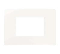 Placca Vimar Plana Up 3 moduli bianca 14653U.01