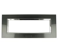Placca Plexiglass effetto Vetro Lucido compatibile Living Light supporto muro in