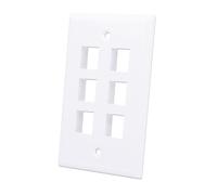 Placca porta frutti 6 posti mod. 503 bianca - Intellinet IWP-MD PSTR-6W