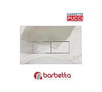 Placca di comando Pucci Eco Linea per cassette di scarico cromata 80130562