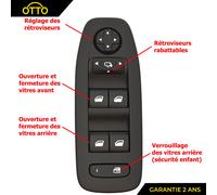 Placca Pulsante Alzavetro Anteriore Sinistro Per Peugeot 208 2008 - 96749624ZD