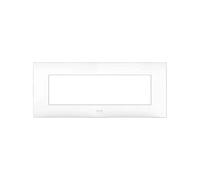 Placca Rettangolare 7 Moduli Young44 Bianco - AVE SPA 44PJ07B
