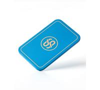 Placca rettangolare da poker Godel SLOWPLAY, confezione da 10 pezzi, placche professionali in stile europeo senza denominazione, composito ceramico da 34 grammi(blu)