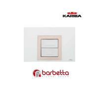 PLACCA SERIE AUREA KARIBA BIANCA 317107-14