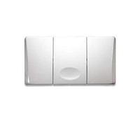 Placca Singolo Scarico Bianca Per Cassetta Incasso Medusa Valsir Vs0804001