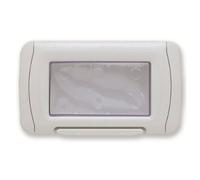 Placca Stagna 4P.Bianco Nuvola Top System (Gewiss Cod. Gw22461)