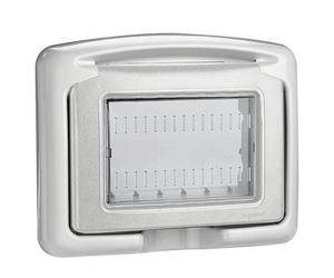 Placca stagna Idrobox Legrand per scatola 503 IP55 680633