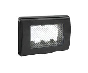 Placca Stagna per Serie Ave Sistama 45 con coperchio IP55 3 Moduli Grigio 45SP43GM
