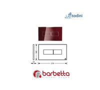 PLACCA STYLE BORDEAUX MAGNETICA ITS TODINI 20.15/S/BO/M