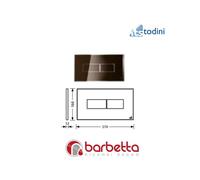 PLACCA STYLE BRONZO MAGNETICA ITS TODINI 20.15/S/BR/M