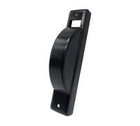 Placca tapparella semincasso in acciaio inox 8 m nera Nero