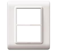 Placca Tecn.44 Bianco Ral9010 3+3M AVE 44PY033B