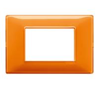 PLACCA TECNOPOLIMERI ARANCIO 3 POSTI COMPATIBILE PLANA MAPP3P-MAP6003-16 MAPAM