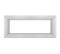 PLACCA TECNOPOLIMERI ARGENTO 6 POSTI COMPATIBILE MATIX MAPT6P-MAPJOY-P5006-AR MAPAM
