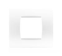 PLACCA TECNOPOLIMERI BIANCA 2 POSTI COMPATIBILE LIVING MAPL2P-MAPART-P8002-BI MAPAM