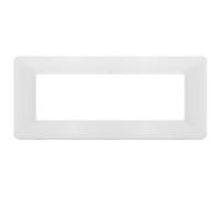 PLACCA TECNOPOLIMERI BIANCA 6 POSTI COMPATIBILE MATIX MAPT6P-MAPJOY-P5006-BI MAPAM
