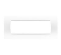 PLACCA TECNOPOLIMERI BIANCA 7 POSTI COMPATIBILE LIVING MAPL7P-MAPART-P8007-BI MAPAM