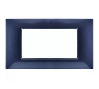 PLACCA TECNOPOLIMERI BLU NAVY 4 POSTI COMPATIBILE PLANA MAPP4P-MAPM6004-10 MAPAM